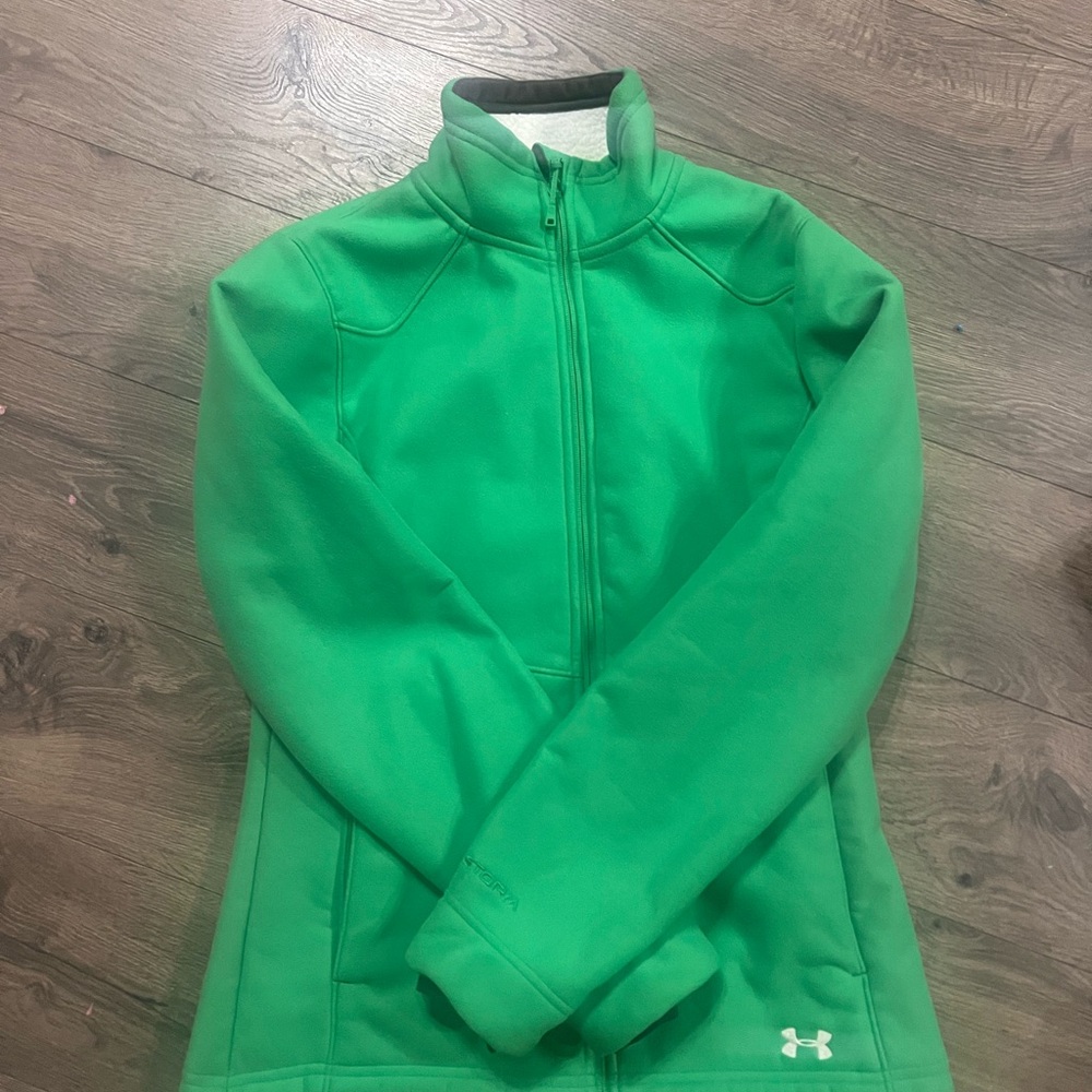 Under Armour Green Full-Zip Jacket